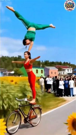 Unbelievable Cycle Acrobatics Stunt 😱 | Ultimate Balance & Power