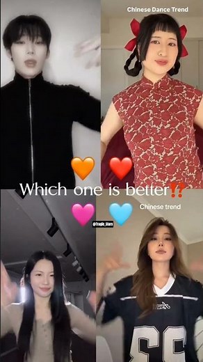 Which One Is Better? 🧡❤️🩷💙 Ultimate Dance Comparison! #dance #danceartistry