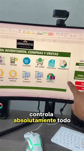 ¡𝗖𝗼𝗻𝘁𝗿𝗼𝗹𝗮 𝘁𝘂 𝗻𝗲𝗴𝗼𝗰𝗶𝗼 𝗲𝗻 𝗺𝗶𝗻𝘂𝘁𝗼𝘀 𝘆 𝘃𝗲𝗻𝗱𝗲 𝗺𝗮́𝘀 𝘀𝗶𝗻 𝗰𝗼𝗺𝗽𝗹𝗶𝗰𝗮𝗿𝘁𝗲! Comenta "𝗩𝗘𝗡𝗧𝗔𝗦"👇 ¿Aún llevas tus ventas e inventario de forma manual? Con este Sistema Profesional en Excel con VBA podrás gestionar todo tu negocio con rapidez, precisión y sin pagar suscripciones mensuales. Comenta "𝗩𝗘𝗡𝗧𝗔𝗦" Es fácil de usar, automatizado y listo para comenzar hoy mismo. 🎯 ¿Qué vas a lograr con este sistema? ✔ Reducir errores en inventario ✔ Saber exacta