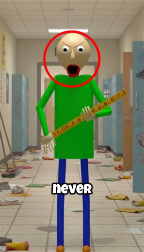 Why Baldi always carries a ruler in baldi's basics? #shorts