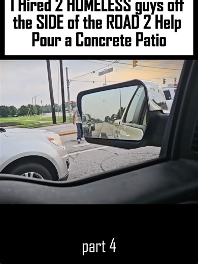 Hiring Homeless Individuals for Concrete Patio Project