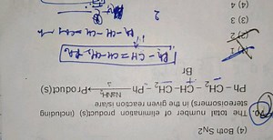 (4) Both \mathrm{S}_{\mathrm{N}}{ }^{2}(90.) The total number ... | Filo