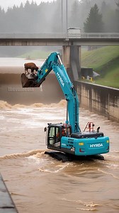 45K views · 189 reactions | Excavator Saves Bison Calf From Deadly Flood! #rescue #animals #wildlife | Laugh, Cry and Smile | Facebook