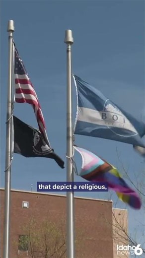 Idaho bill would take down Boise City Hall's pride flag
