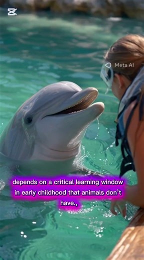 Why animals can't learn human language.