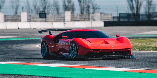 The Ferrari P80/C Is a Two-in-One Track Car and Garage Beauty, and There's Only One