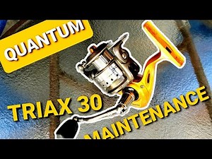 Spinning Reel Maintenance | QUANTUM TRIAX 30