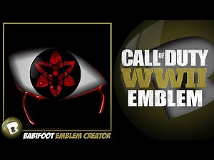 COD WW2 Emblem Tutorial - Sasuke Eternal Mangekyou Sharingan