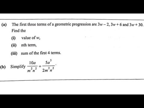 📢Let's Solve Geometric Progression | Algebra #maths