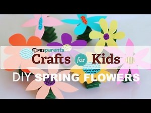 Fun and Spring-y Flowers | Crafts for Kids | PBS KIDS for Parents