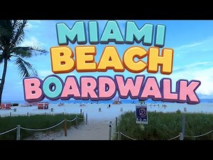 CAMINATA COMPLETA por el Miami Beach Boardwalk Lo MEJOR del Paseo 🎥🌊