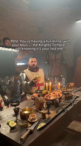 215K views · 3.7K reactions | Have you seen our music video for “Templars” yet? Prepare for epic battle scenes. Here’s Chris goofing around during the shoot. Gotta love him.  Tag your friends who bring this kind of vibe! | Sabaton | Facebook