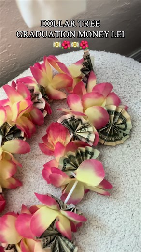 DIY Money Lei Using Dollar Tree Supplies