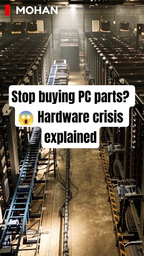 Stop buying PC parts? 😱 Hardware crisis explained | #shorts #tech #ai #pcram #pccomponents