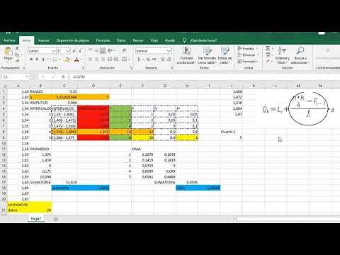 Quartiles for Grouped Data in Excel