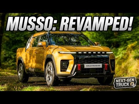 Officially: KGM Motors UK Unveils all-new Musso AWD electric pick-up