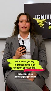 What would YOU say to someone who is on the fence about voting? 🤔 During #NationalVoterEducationWeek, we challenge you to not only learn about your own ballot and voting options, but also check in with a friend or family member to make sure they have all the resources they need, too! Get ready to #IGNITEtheVote: https://heyor.ca/LCaB8M | Ignite National
