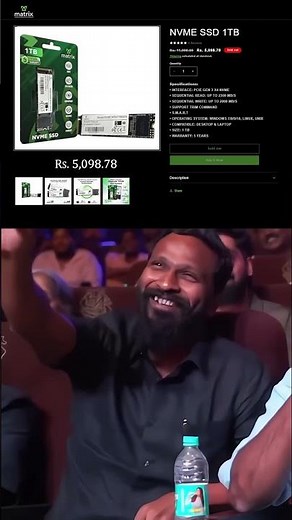 Other brands: 💰💰, Matrix SSD: “Relax, I got you.” 😎