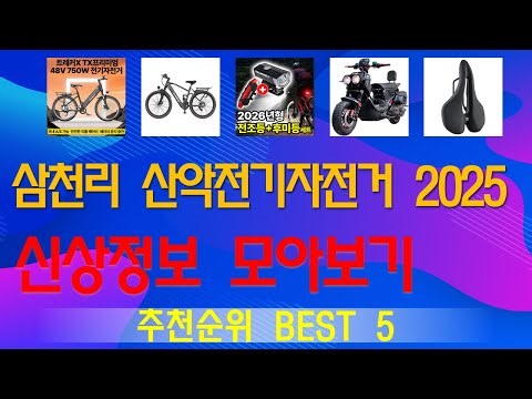 삼천리 산악전기자전거 2025 추천, 오늘의 추천템 모음 가성비 TOP5