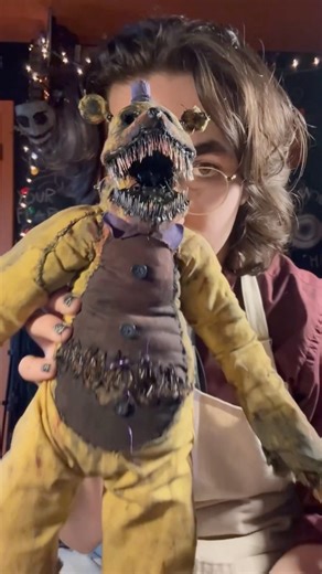 GOLDEN FREDDY HAS BEEN ADOPTED!!! #fnaf#art#stopmotion#artist#j.w#animatronic#fivenightsatfreddys