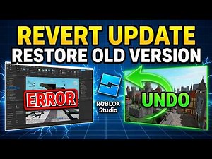 How to Revert A Game Version on Roblox (2026 Tutorial) 🔄🎮 Restore Roblox Game to Previous Versions