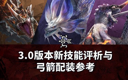 【MHRS】弓箭3.0版本配装思路浅谈