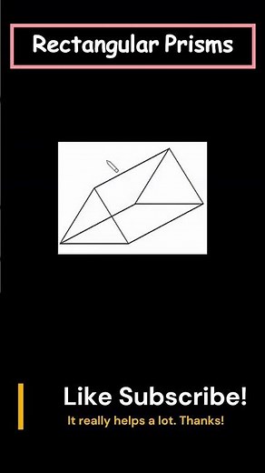 VOLUME OF TRIANGULAR PRISMS! The Full video is out now! #education #learning #math #maths #geometry