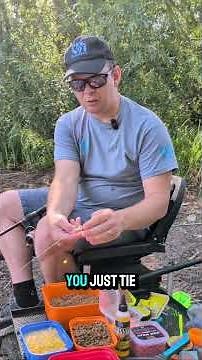 Setting up a method Feeder for Carp fishing #fishing #methodfeeder #carpfishing #getfishing