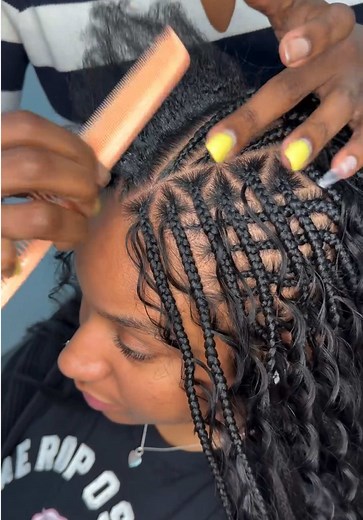 Braiding Process: Stitch Flip Over Style Tutorial