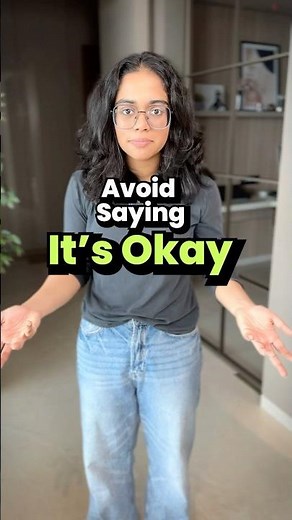 Better Responses To Sorry - Avoid Saying ‘OKAY’ #learnenglish #speakenglish #esl #englishwithananya