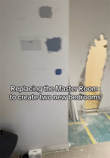 Transforming a Master Room into Two Kids' Bedrooms