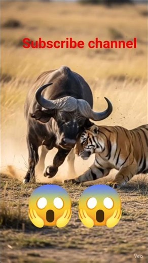 😱Tiger vs Buffalo Herd Epic Jungle Battle!🐅Tiger Attacks Buffalo Group Intense Real Fight!#wildlife