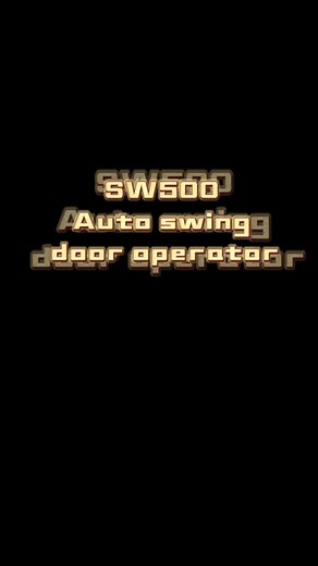 Automatic Swing Door Operator for Enhanced Accessibility