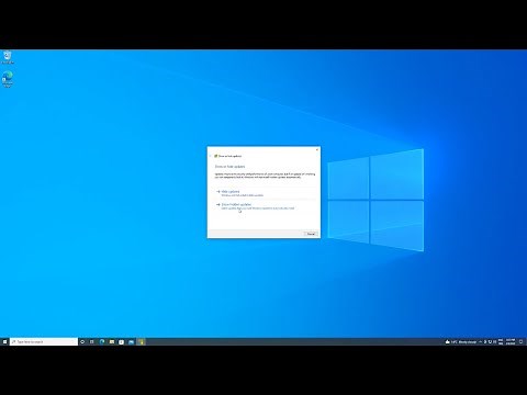 Show or Hide Updates in Windows 10 and Windows 11