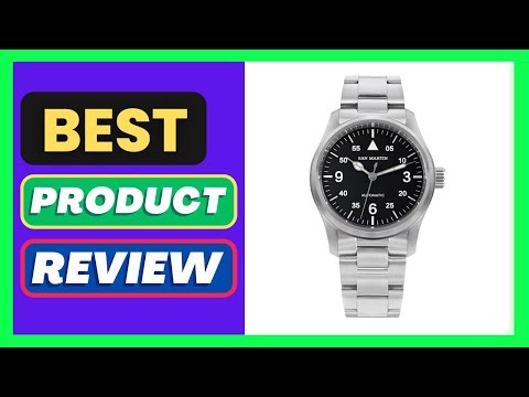 San Martin 37mm Pilot Watch For Men 8215 Retro Mechanical