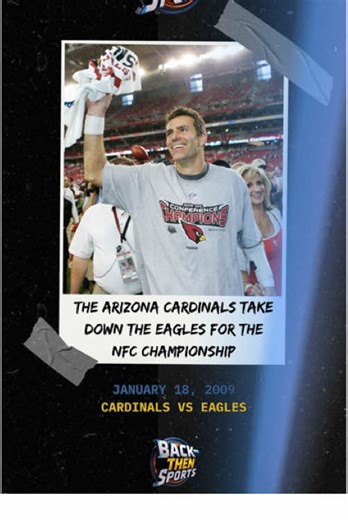 January 18th, 2009: The Arizona Cardinals beat the Philadelphia Eagles in the NFC Championship Game #birdgang #nfl #nflplayoffs #arizonacardinals #cardinals