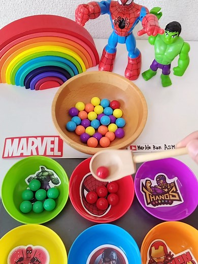 Marvel Spider-Man and Hulk Toys ASMR Experience