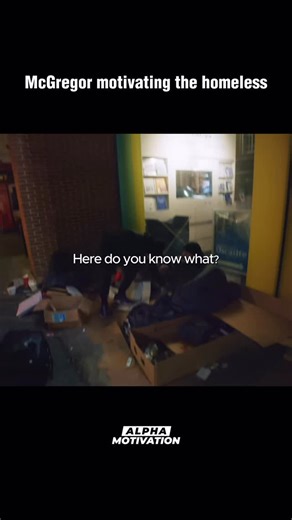 Alpha Motivation on Instagram: "Conor McGregor spent his New Year’s motivating and giving to the homeless 🙌"