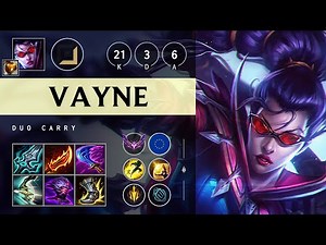 Vayne ADC vs Ziggs: Triple Kill, Legendary - EUW Master Patch 14.20