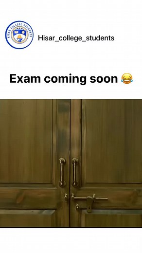 Exam aane wale hai 😂 #exam #examstress #examseason #exammemes #viralmemes #hisarcollegestudents #viralreels #hisar #instagram #reels | Hisar College Students