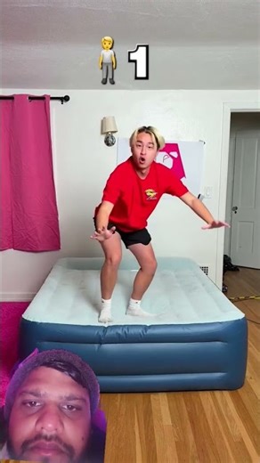 air mattress vs sumo wrestler#short #viralshorts