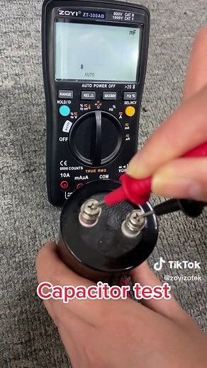Capacitor test #foryou #electrician #toolsthatworkforyou #electricianlife #multimeter
