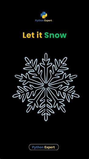 Python Expert🧑‍💻🎉 on Instagram: "Let It Snow ❄️✨ JavaScript generates endless snow particles with random sizes, positions, and fall speeds while CSS @keyframes creates realistic drifting motion. Perfect winter mini-project practicing particle systems, DOM manipulation, and smooth animations. let it snow css animation, javascript snow particles, falling snow effect html css js, css snowflake animation, winter particle system, javascript dom snowflakes, css keyframes snow drift, holiday css ani