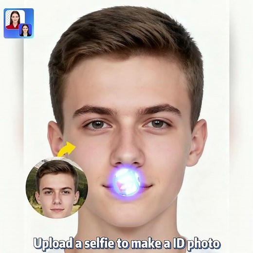 AI-Powered Magic! Turn Selfies into ID Photos Instantly.