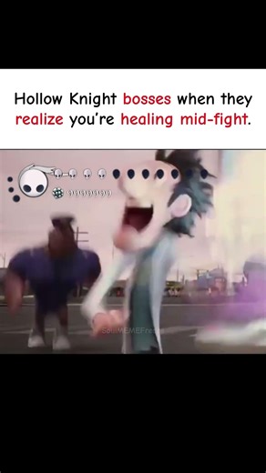 Lesson Learned, Don't heal mid fight😭 Hollow Knight