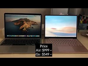 Surface Laptop Go vs 2020 Macbook Air