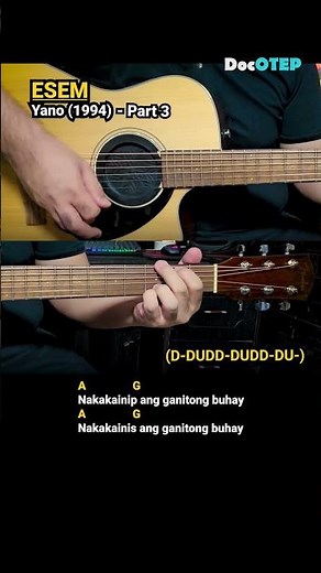Esem - Yano (1994) Easy Guitar Chords Tutorial with Lyrics Part 3 SHORTS REELS