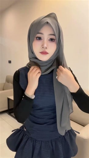 Beautiful Chiffon Hijab Tutorial | Simple Scarf Wearing Style