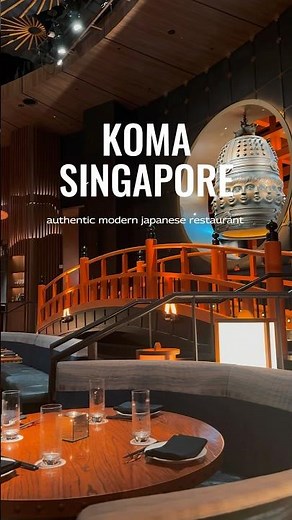 Dinner at KOMA Singapore — iconic tunnel, stunning interiors, and unforgettable Japanese cuisine!