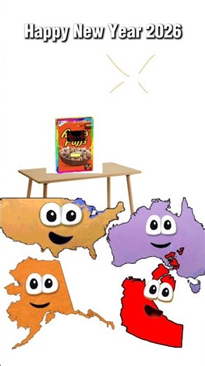 Stack The Countries And States New Year #shorts